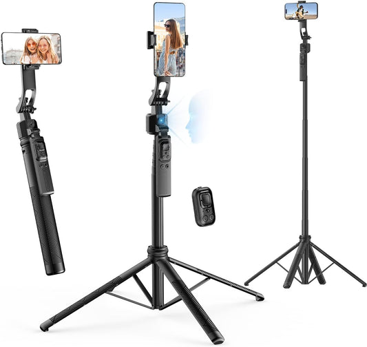 Trípode Quadpod Rollei Negro con Seguimiento Automático de Rostro para Smartphone