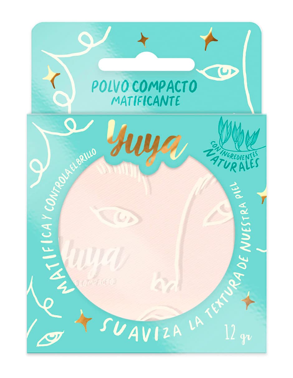 Yuya Polvo compacto matificante PC01, 12g…