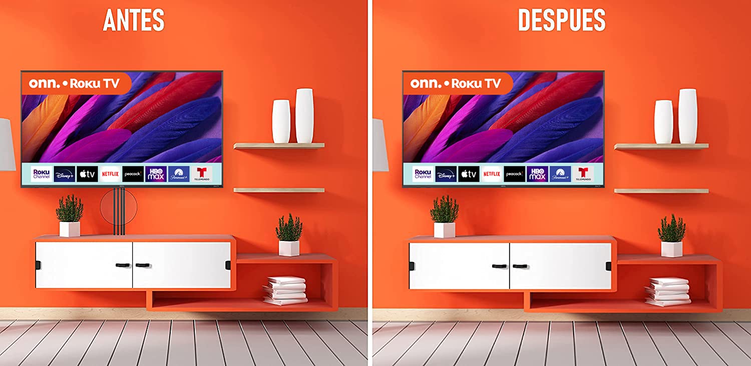 Televisión 50" ONN 4K Ultra HD Smart TV Renovado