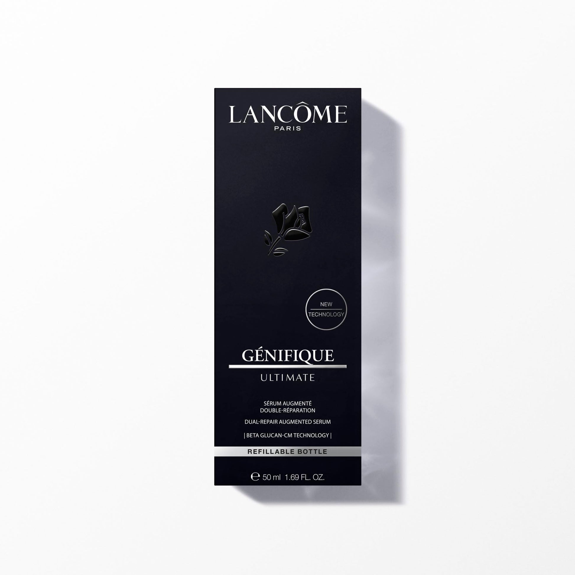 Lancôme, Génifique Ultimate, Suero Facial Reparador Anti Signos de la Edad, Piel Visiblemente Reparada, Con Ácido Hialurónico, Beta Glucano y Extracto de Regaliz, 50 ml