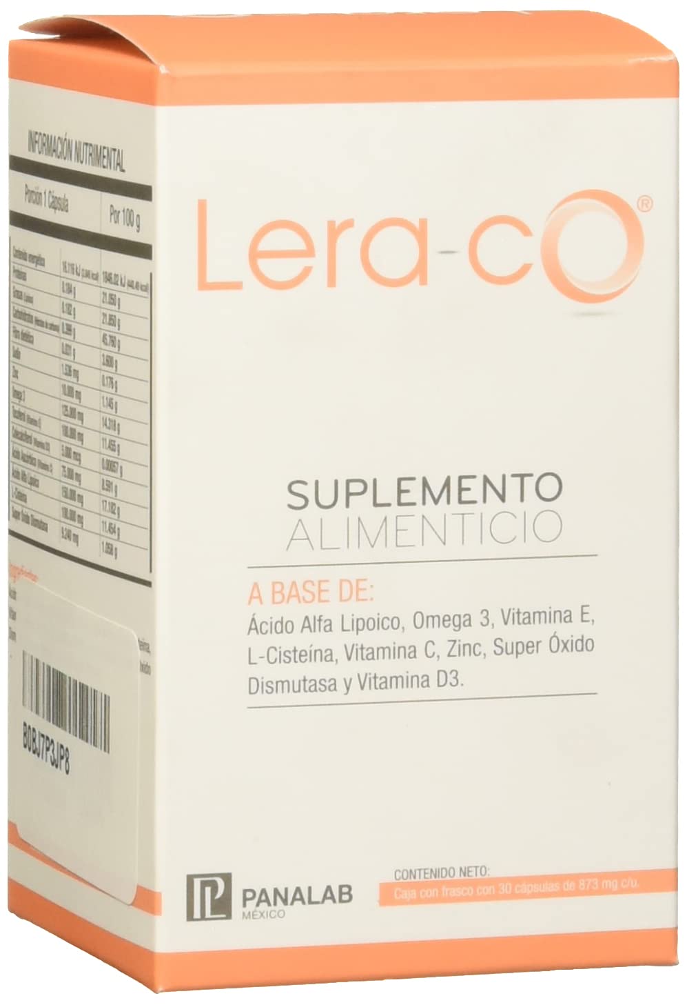 Suplemento Panalab Lera-Co 30 Caps