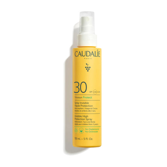 Spray Protector Solar Caudalie Alta Protección SPF30 Invisible