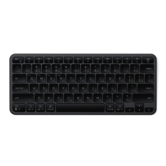 Teclado Inalámbrico SATECHI Slim EX1 Negro Espacial Conectividad 4 en 1