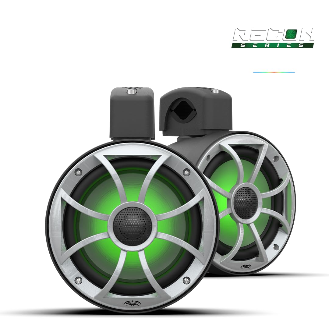 Altavoz Coaxial Wet Sounds Negro 6.5 Pulgadas para Tubo o Superficie