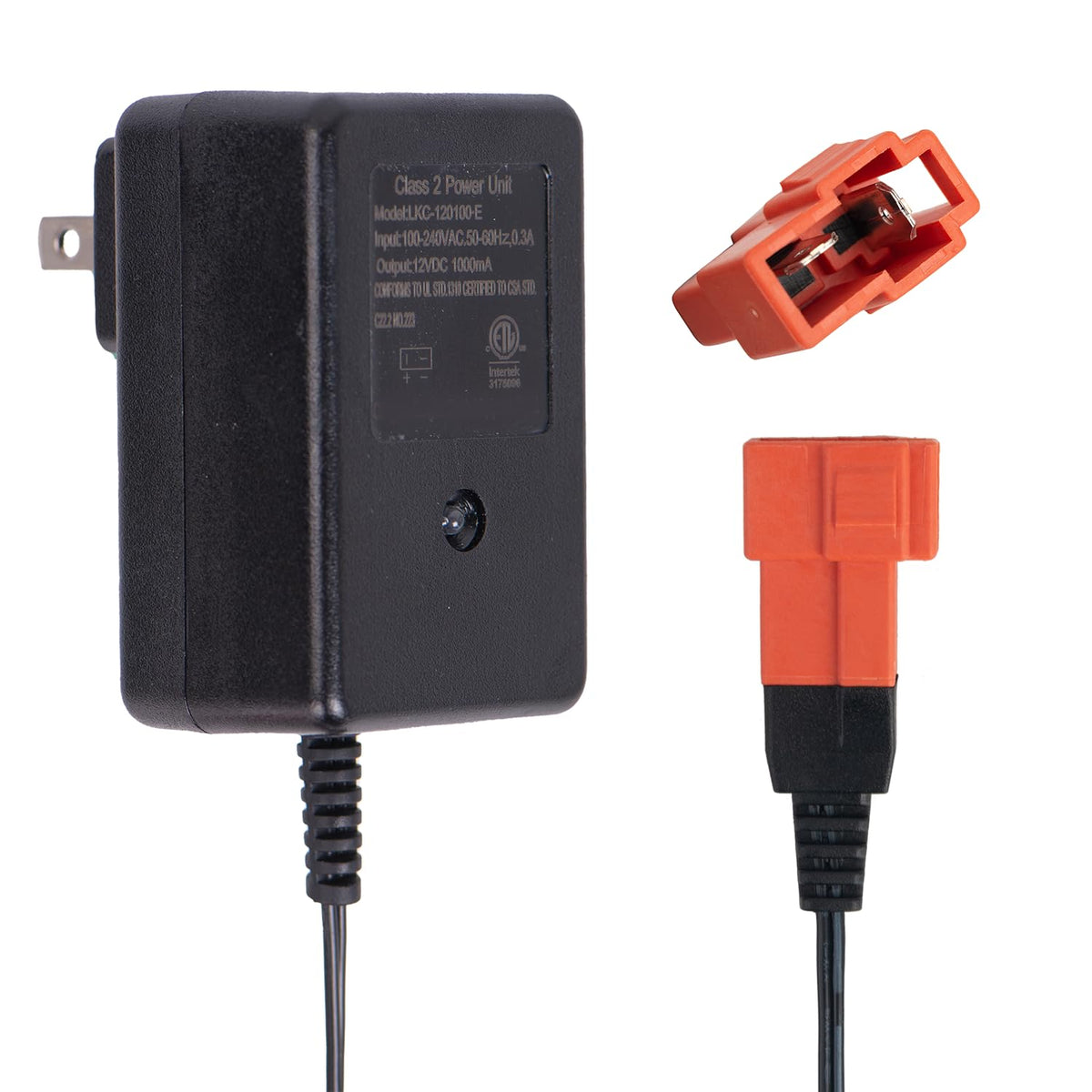 Adaptador de Carga Universal de 12 V BMX X6 Negro para Juguetes y Autos de Montar para Niños