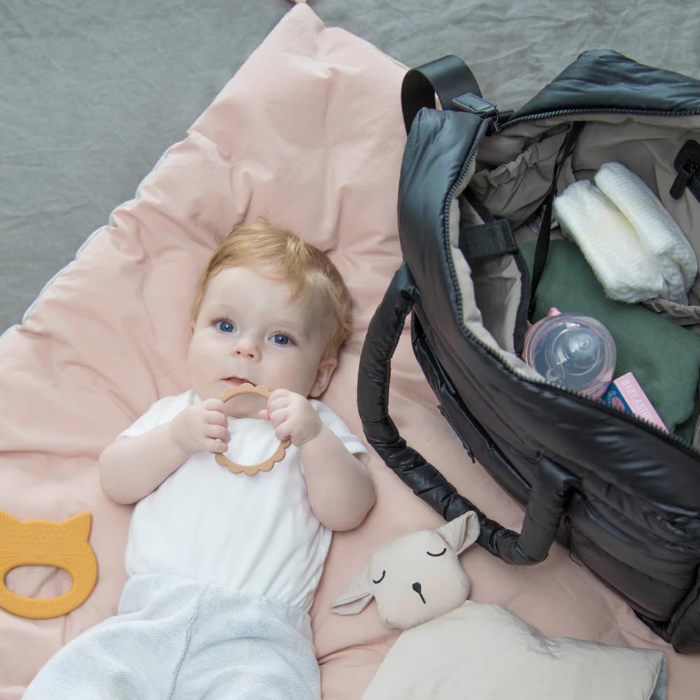 7 A.M. ENFANT Soho Diaper Bag, Negro