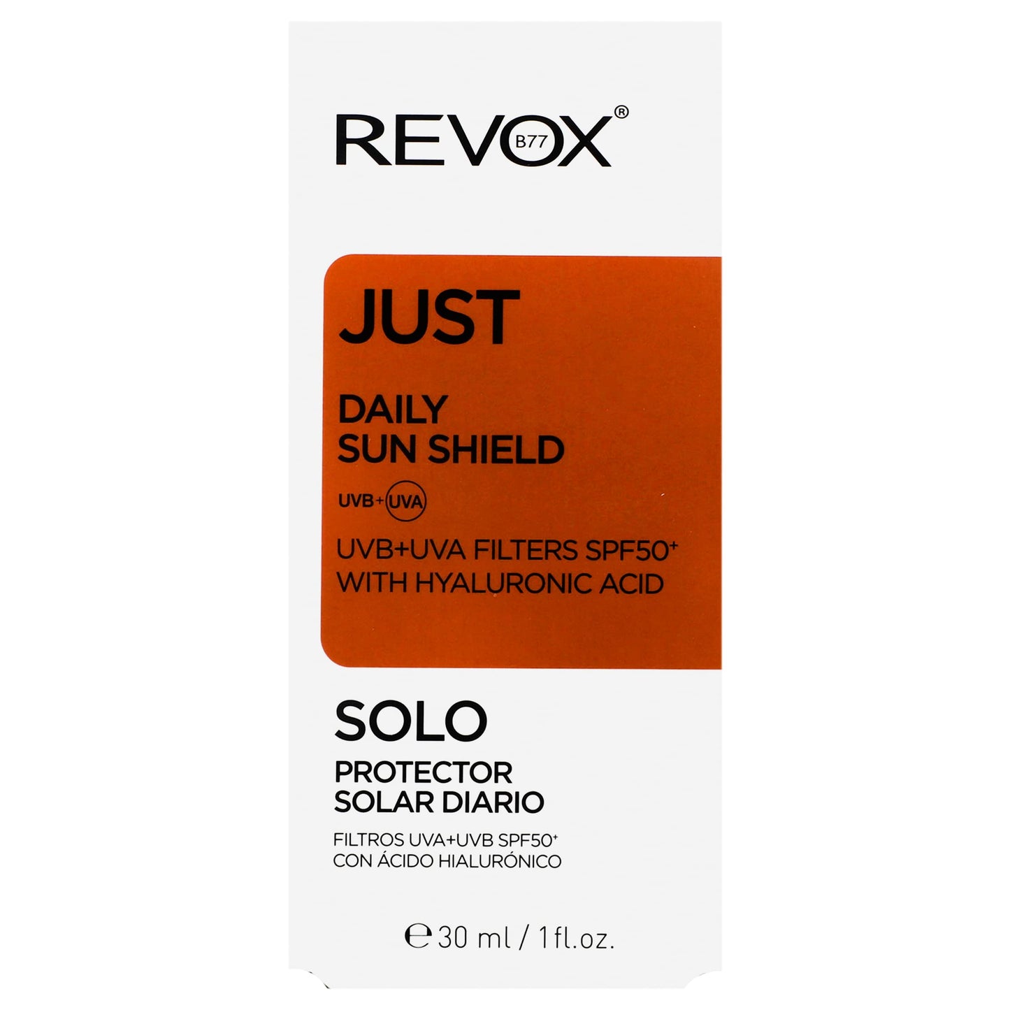 Protector Solar Hidratante Revox B77 SPF50 30ml