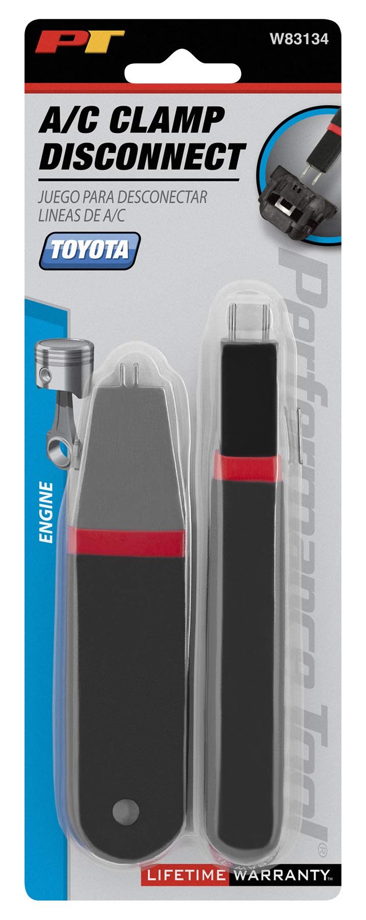 Performance Tool W83134 Herramienta de liberación rápida para líneas de aire acondicionado de alta y baja presión en Toyotas de 1998 +