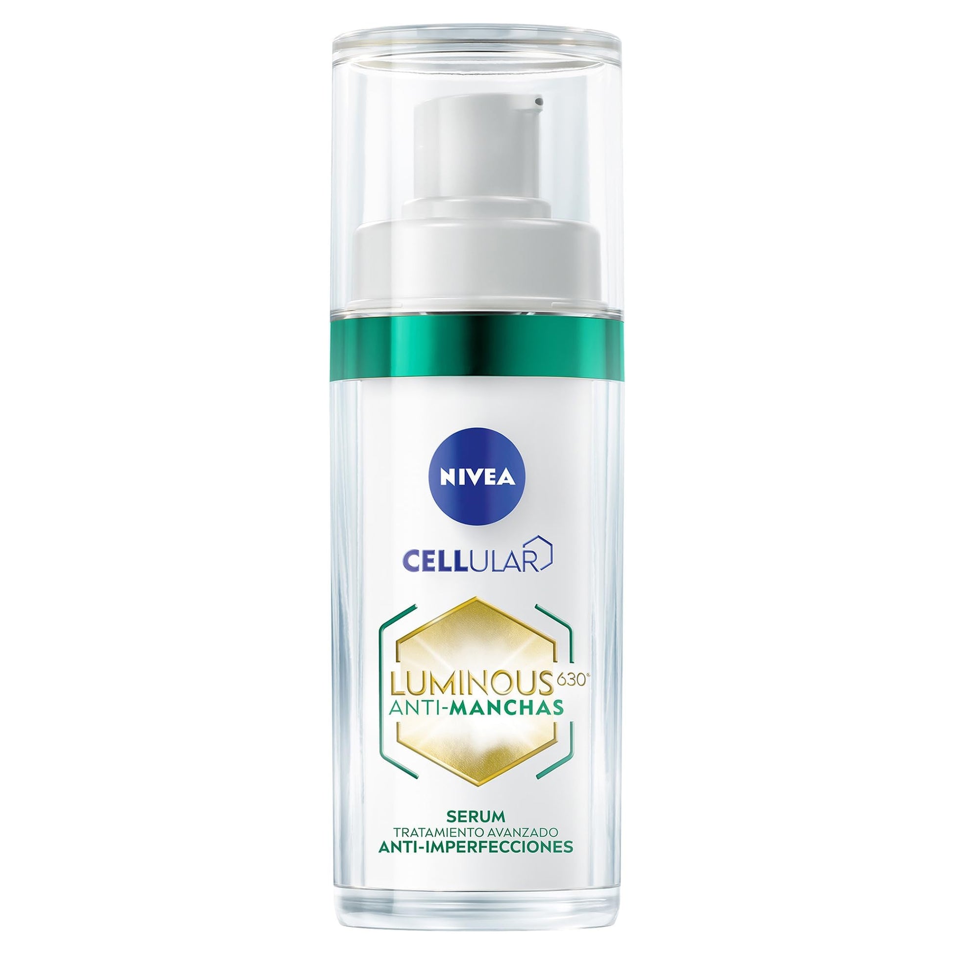NIVEA LUMINOUS630 Anti-manchas Serum Facial Anti-imperfecciones 30 ml + Luminous630 Anti-Manchas Contorno de Ojos Anti-Ojeras 15 ml