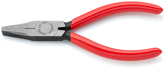 Knipex 20 01 125 Pinzas Con Bocas Planas Acabado Pavonado 125 Mm