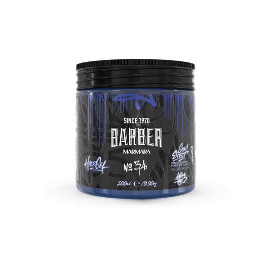 Barber Marmara- "barber Marmara No.34 Gel para Peinar el Cabello 500 Ml - Gel para el Cabello para Hombres - Fijación Fuerte - Sin Adherencia y sin Residuos