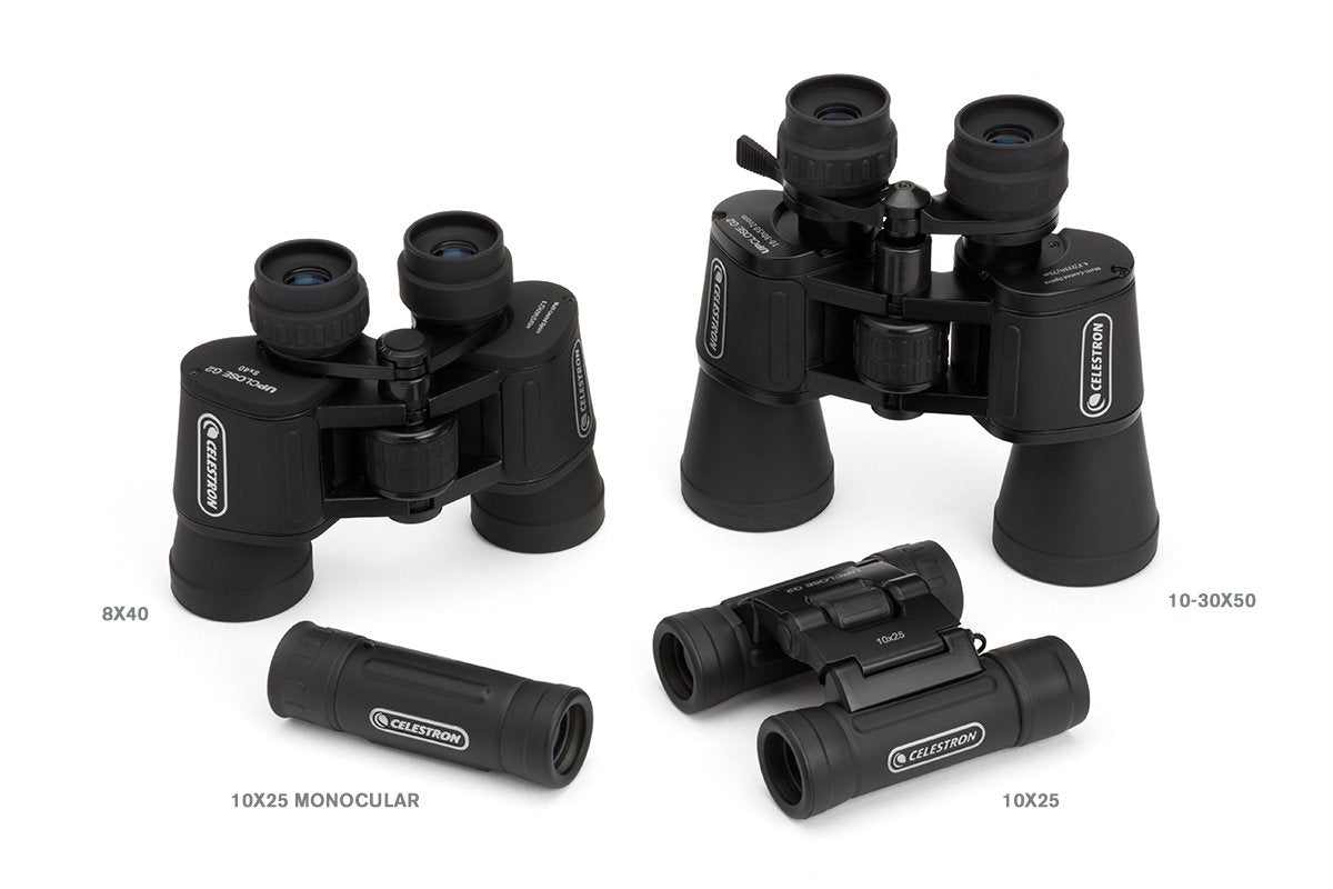 Celestron – Binocular UpClose G2 7x35 – Óptica de Revestimiento múltiple para observación de Aves, Vida Silvestre, Paisaje y Caza, Binocular Porro Prism para Principiantes – Incluye Funda de