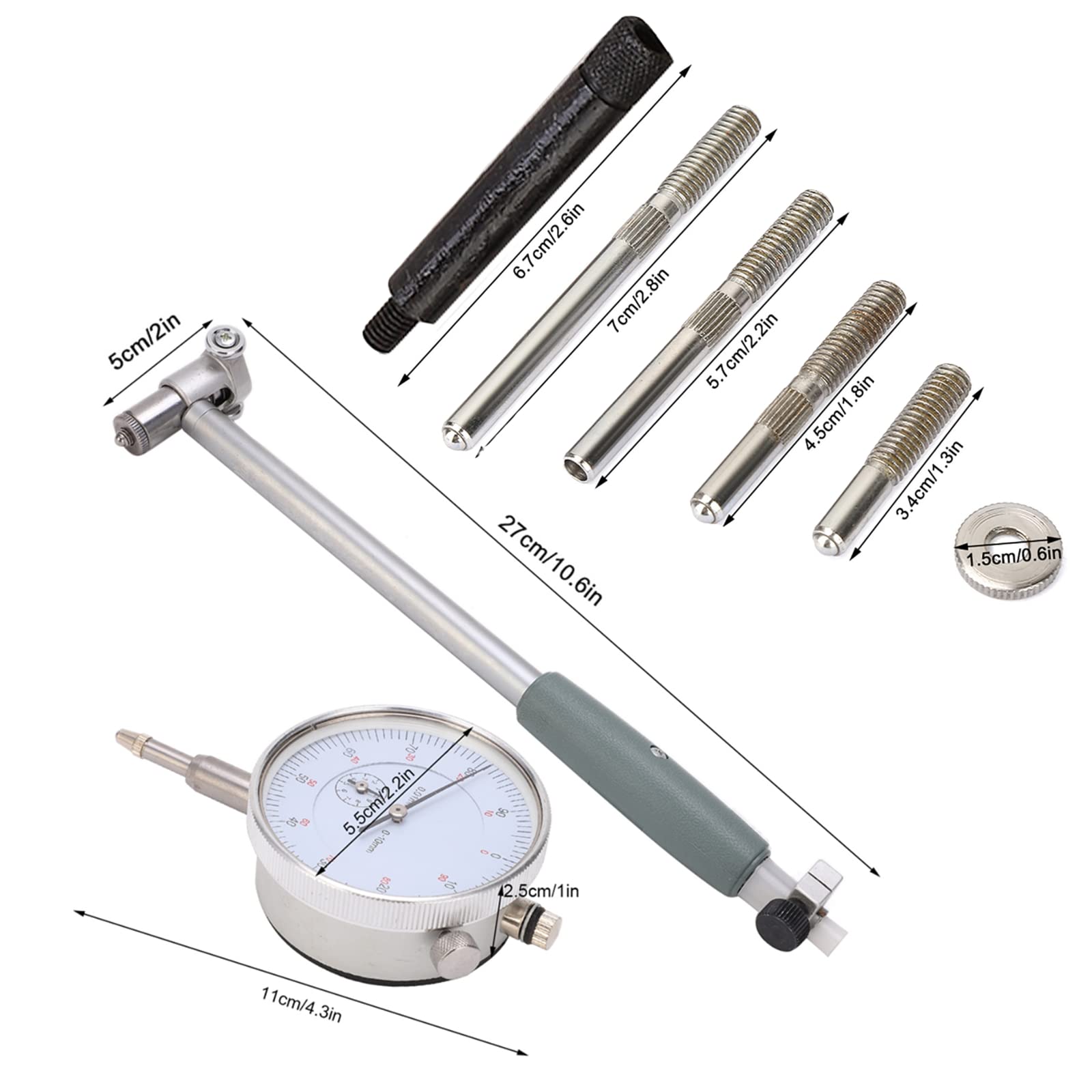 Medidor de Diámetro Herramientas Industriales 50 a 160MM para Cilindros Micrométricos de Metal