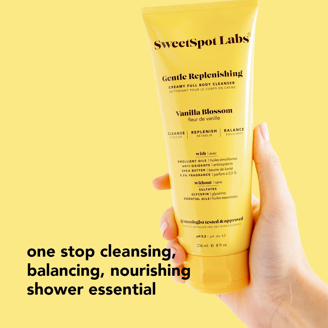 SweetSpot Labs, Natural y pH equilibrado, suave gel para el cuerpo femenino, 8 onzas líquidas, 236.58ml (8oz)
