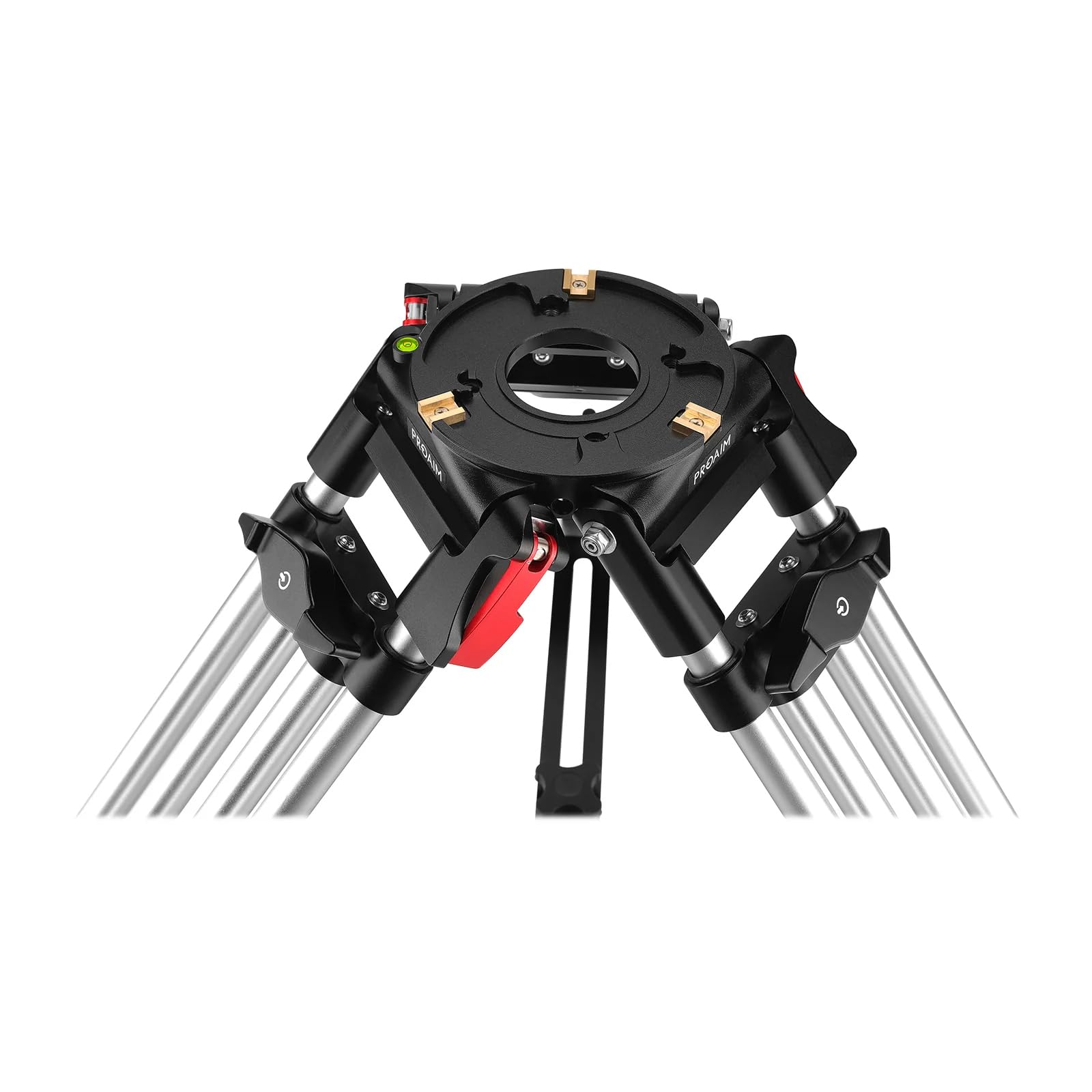 Trípode PROAIM HD de Alta Resistencia Mitchell Negro con Esparcidor de Aluminio para Cámara de Bebé