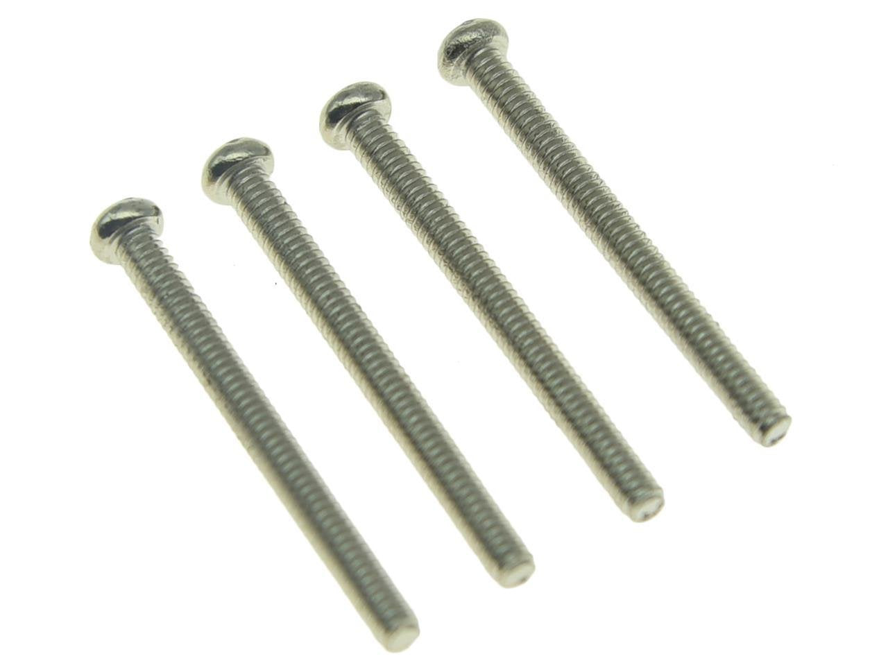 Dopro Paquete de 20 tornillos Humbucker para guitarra de rosca imperial de Estados Unidos con resortes para GB/EMG/Seymour Duncan/Dimarzio níquel