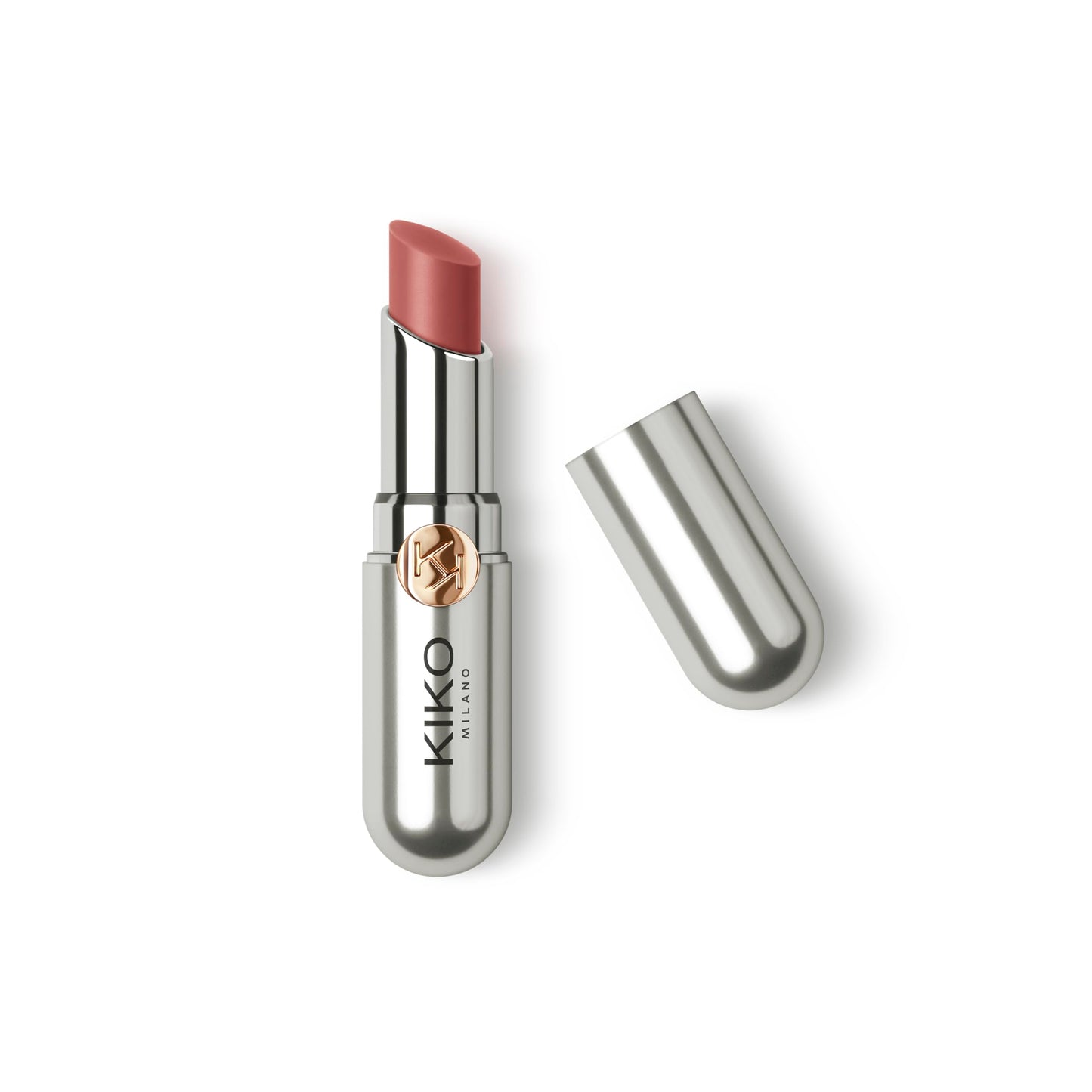 KIKO MILANO – Bálsamo de color – Bálsamo labial tintado enriquecido con manteca de karité y vitaminas A, E & C | Labial hidratante Chapstick con aroma afrutado | Hipoalergénico y sin crueldad | Fabricado en Italia, almendra