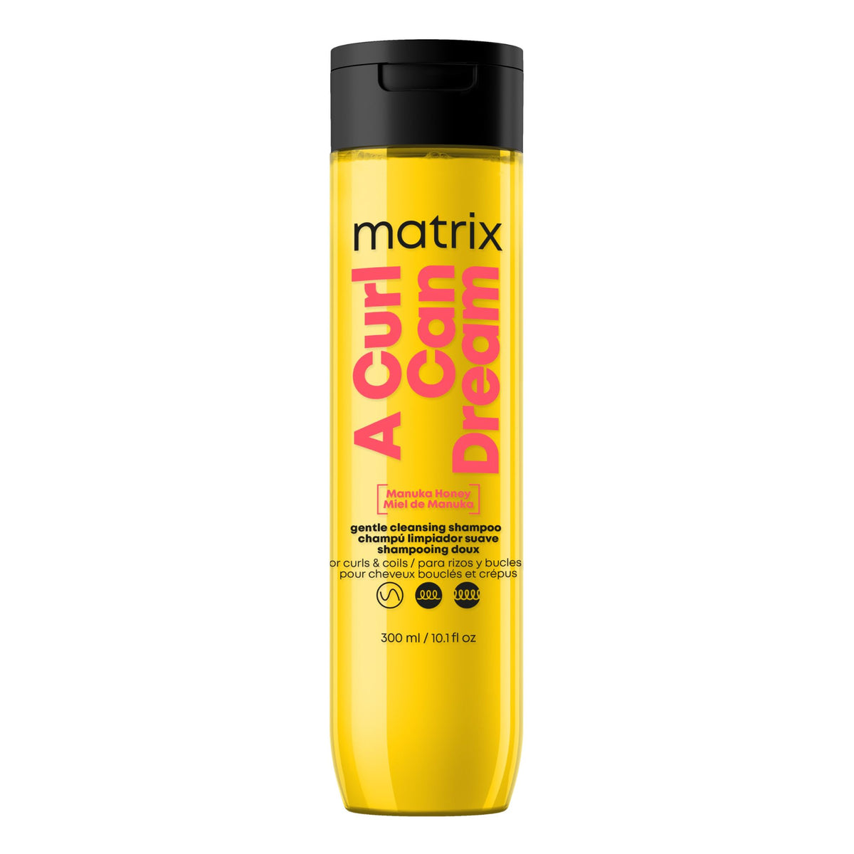 Matrix A Curl Can Dream Shampoo | Shampoo de limpieza profunda para cabello rizado u ondulado | Elimina la acumulación de residuos, hidrata y ayuda a definir los rizos | Con miel de manuka 300ml