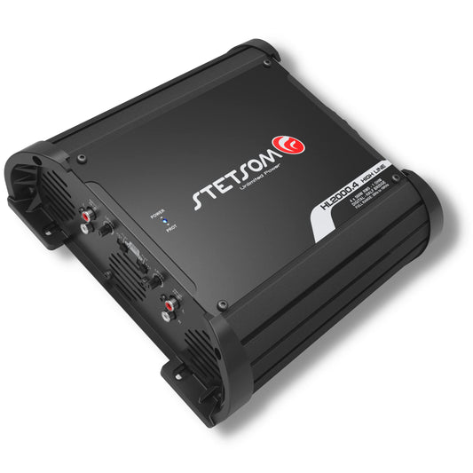 Amplificador de Audio Stetsom Multicanal 1 Ohmio 2000.4 2K Vatios RMS Calidad HD Estéreo