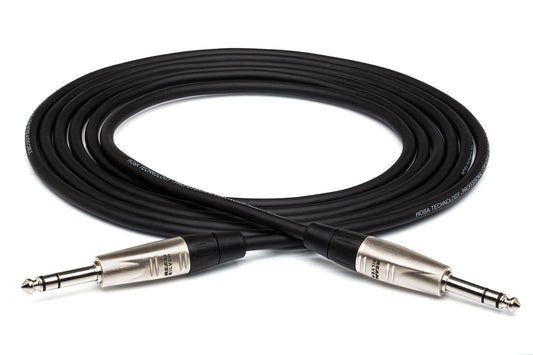Hosa HSS-001.5 REAN 1/4" TRS a REAN 1/4" TRS Pro Interconexión equilibrada, 1 pie