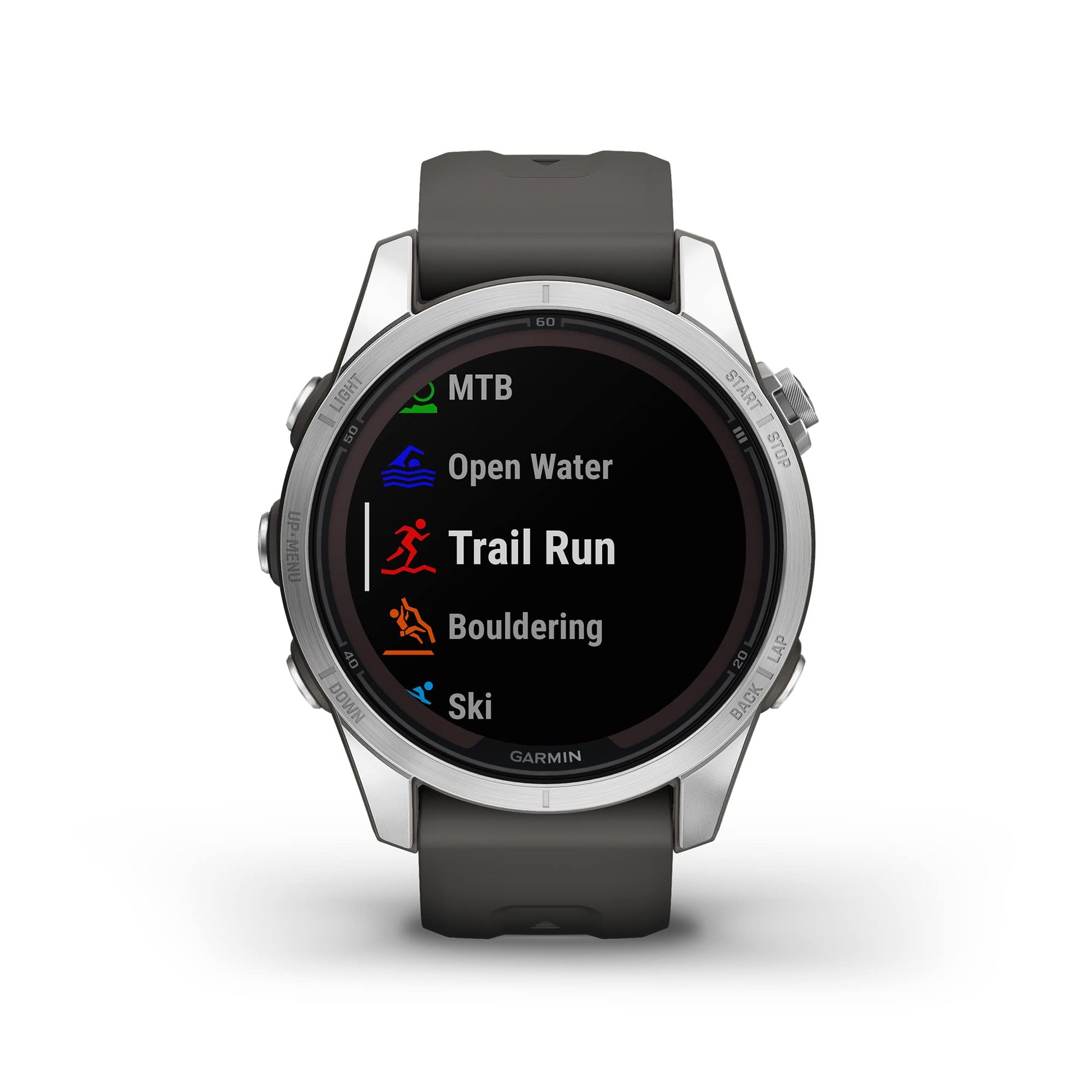 Garmin Fenix 7s Pro Solar, Plata/Grafito 42 mm