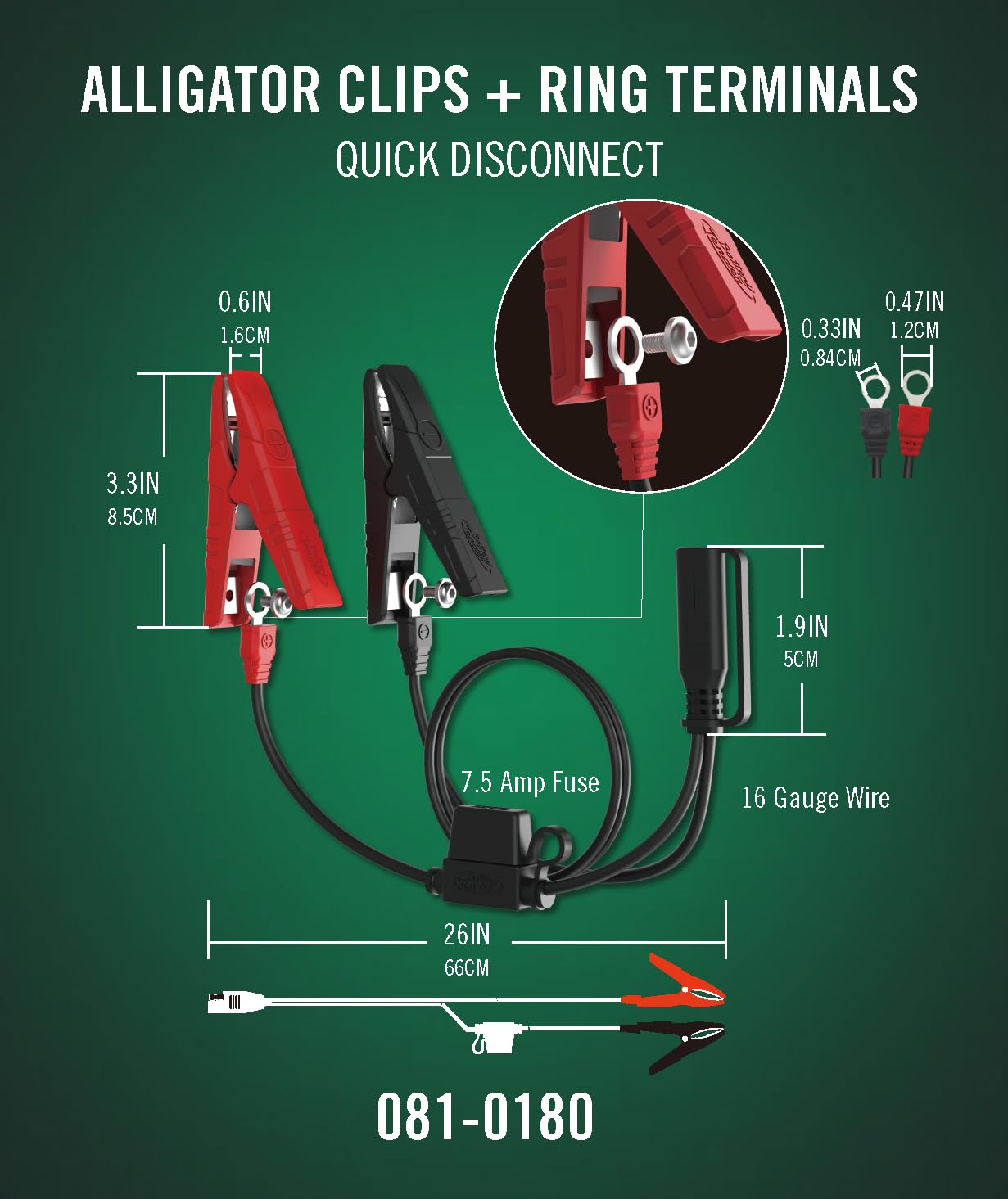 Battery Tender - Cargador y mantenedor de batería de 3 amperios – Automático Inteligente conmutable de 12 V o 6 V para Coches, SUV y Camiones, Cargador de batería de Plomo, AGM, Gel y Litio –