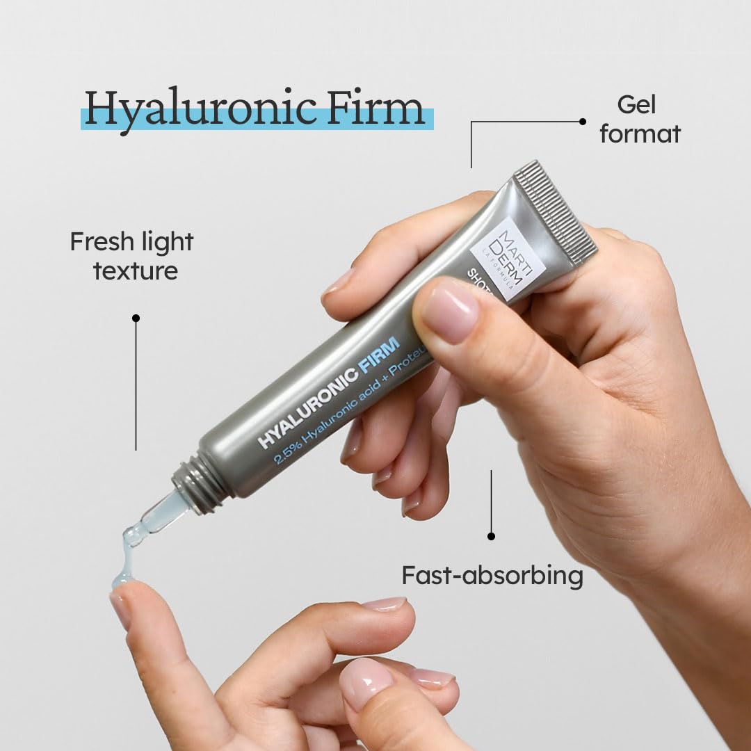 MaartiDerm Shot Hyaluronic Firm al 2.5% + PROTEUM 89, Hidratación intensa 20ml