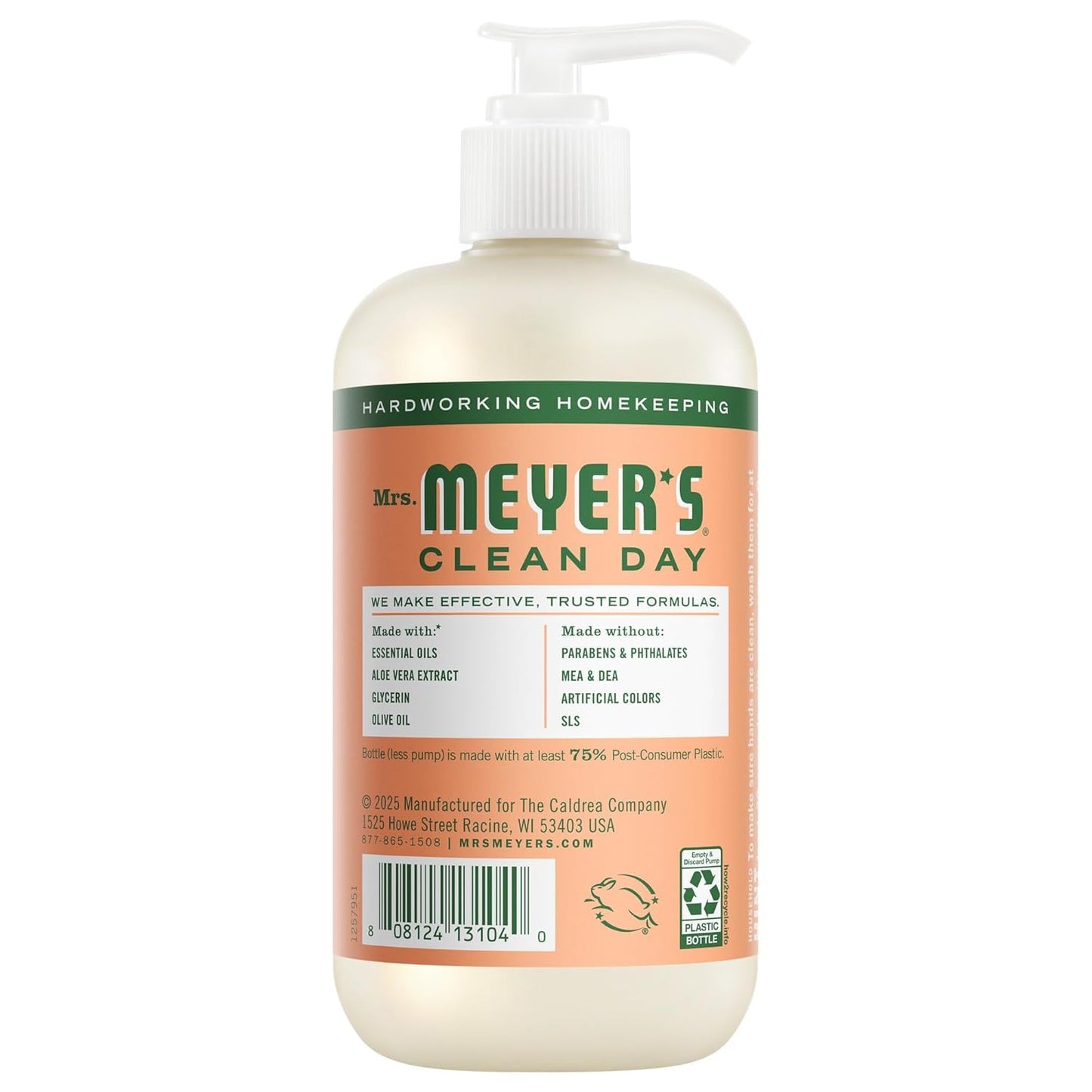 Mrs. Meyers Clean Day Liquid Hand Soap 6 Scent Variety Pack, 12.5 oz Each