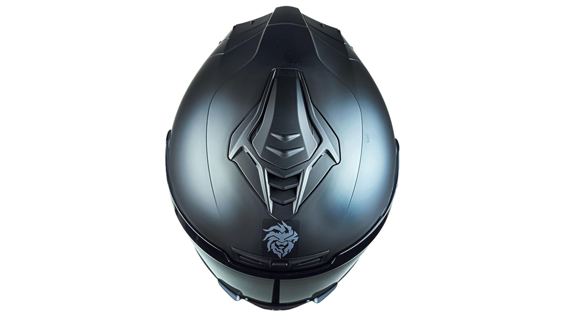 KOV Casco Snow Negro Mate ABATIBLE para Moto Certificado Dot (S)