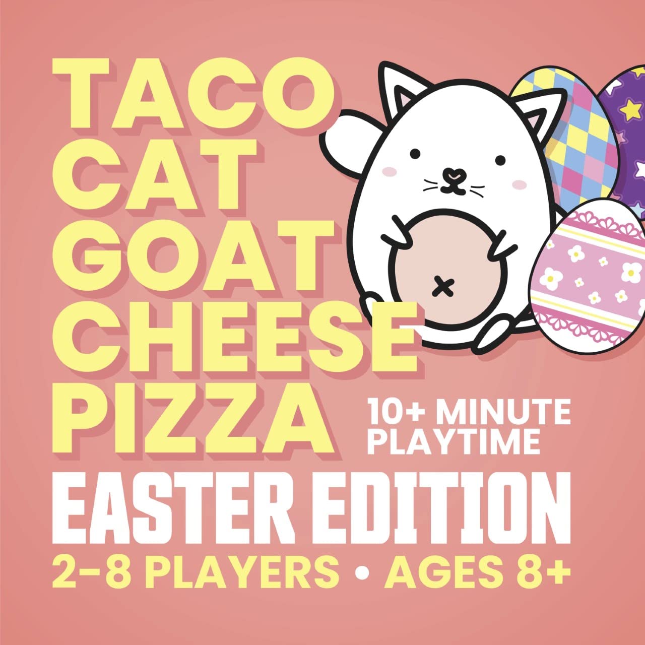 Juego de Cartas Dolphin Hat Games Edición Pascua Taco Cat Goat Cheese Pizza para Todas las Edades