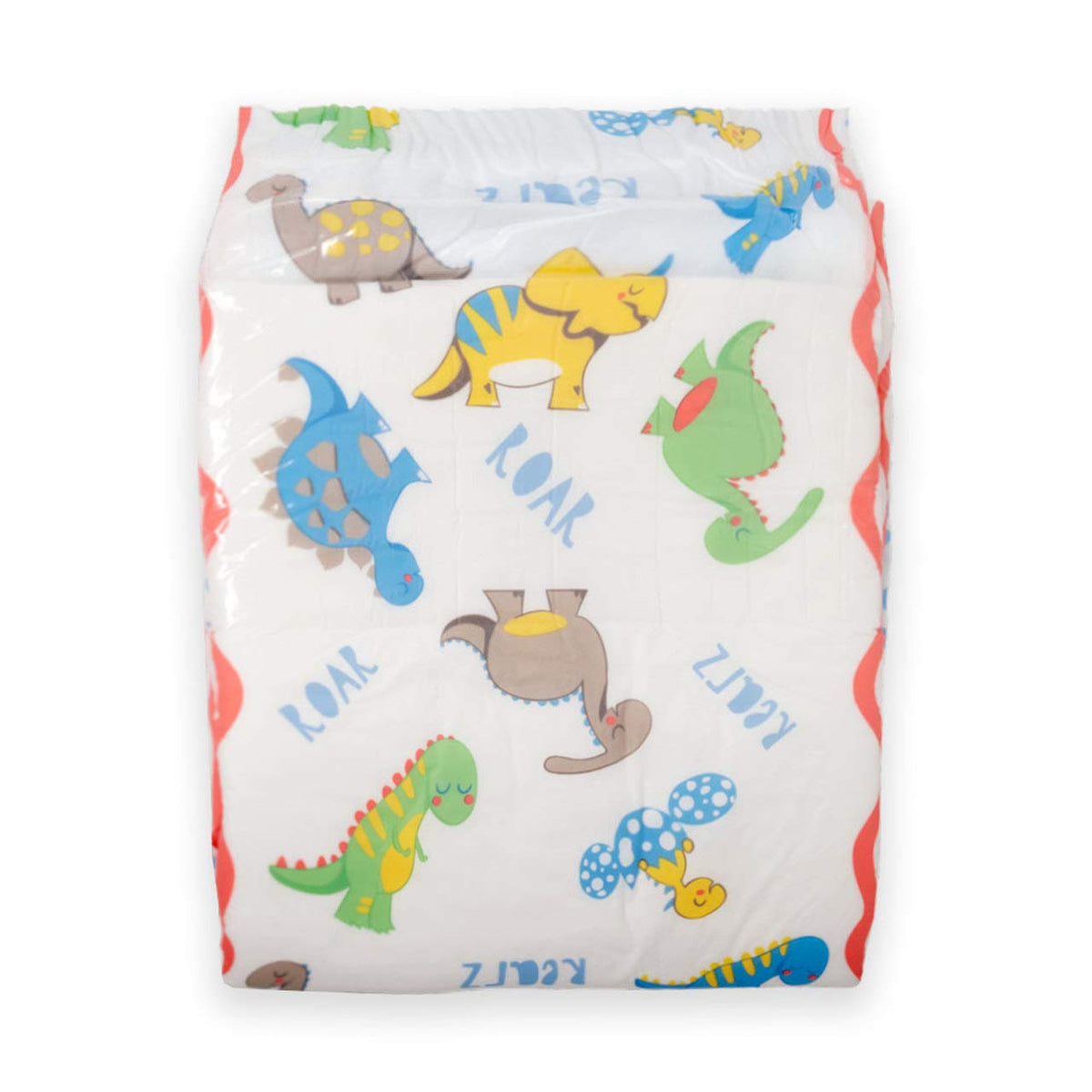Rearz - Pañales desechables de dinosaurio para adultos (paquete de 12 unidades) (mediano)