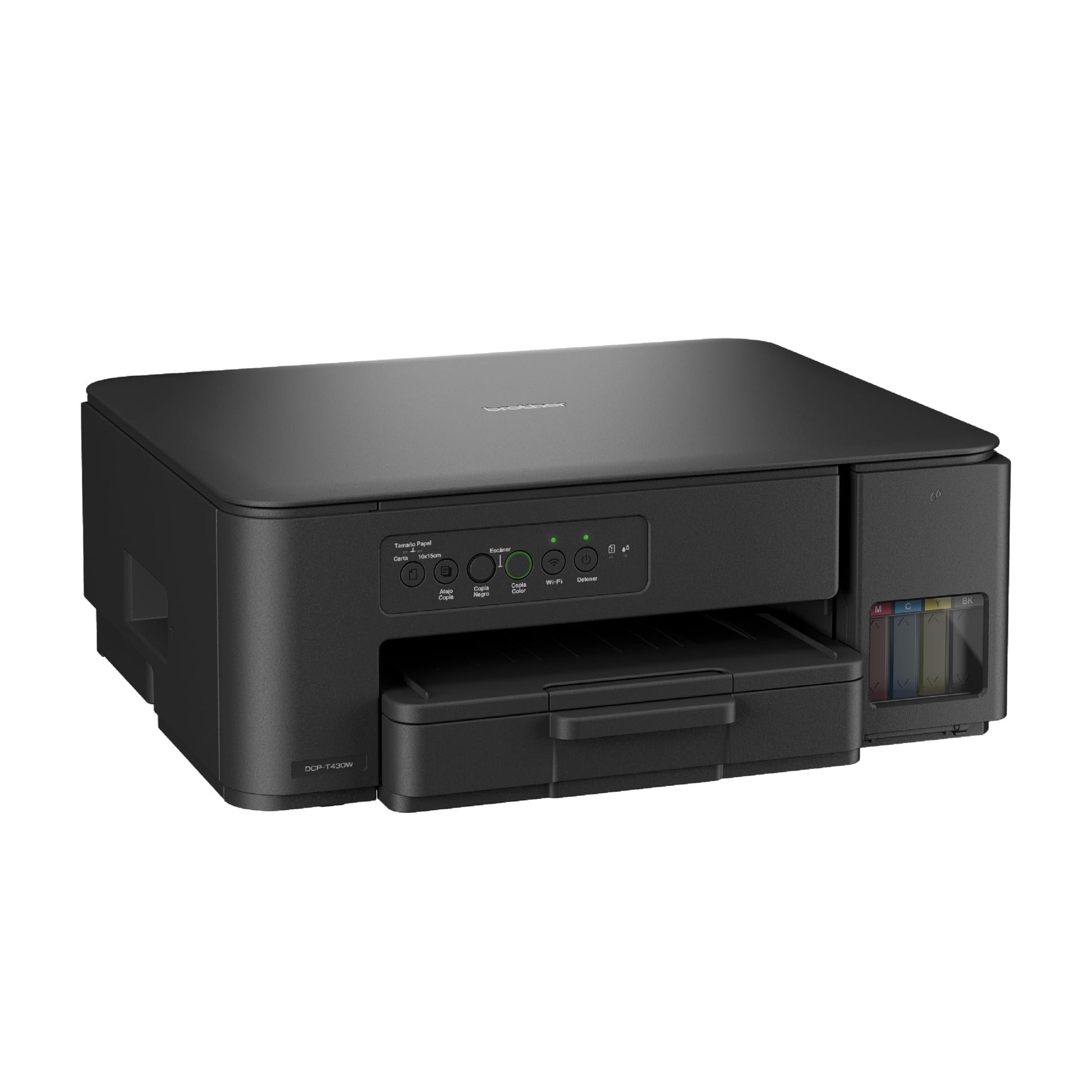Brother Impresora Multifuncional 3 en 1 de Inyección de Tinta a Color DCPT430W | Tecnología InkBenefit Tank,Impresión Wi-Fi 5GHz,Tinta Recargable | Impresión 7,500 Págs.en Negro y 5,000 Págs.en Color