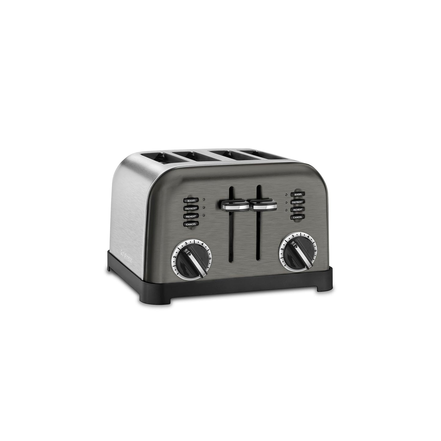 Cuisinart CPT-180BKS Metal Classic Toaster, 4-Slice, Black Stainless