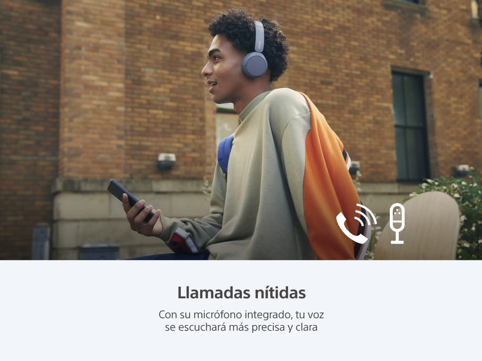 Audífonos Inalámbricos Sony WH-CH520 Azul con 50 Horas de Batería