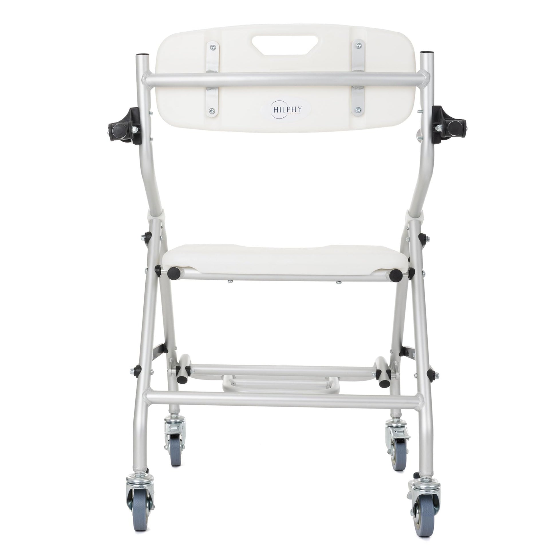 Silla de Ducha Aluminio Ruedas Plegable Traslado