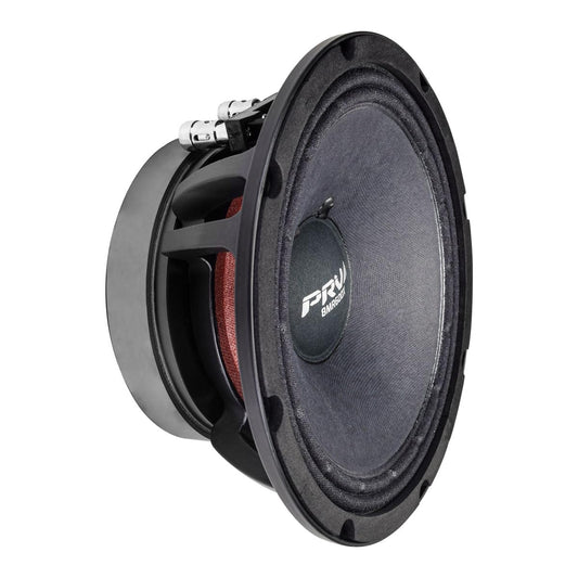 PRV AUDIO 8MR600X-4 - Altavoz de Rango Medio de 8 Pulgadas, 600 vatios 4 ohmios, Bobina de Voz de 2 Pulgadas, Altavoz X-Treme de Rango Medio para Sistemas de Audio Profesionales para automóviles