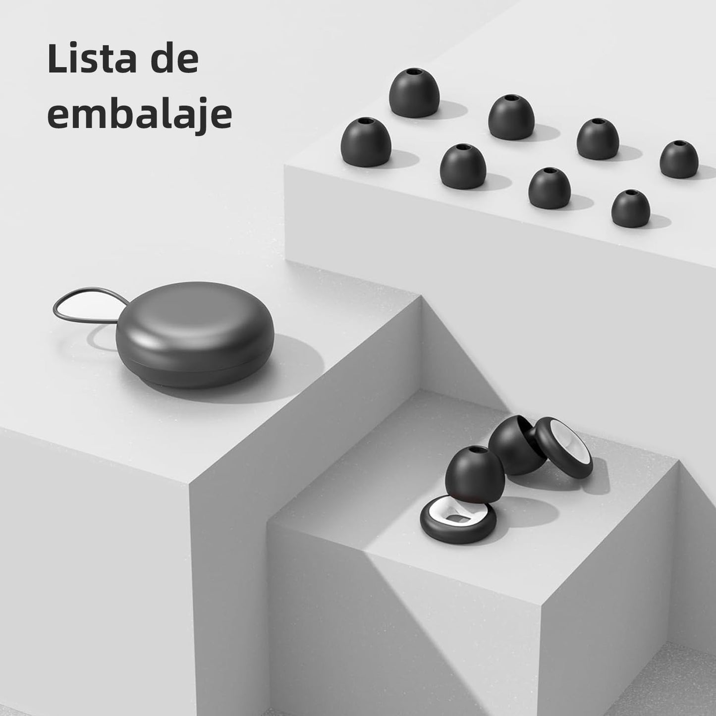 Tapones de Oídos Reutilizables SNR 32 dB Protectores Auditivos para Dormir y Concierto para Alta Concentración