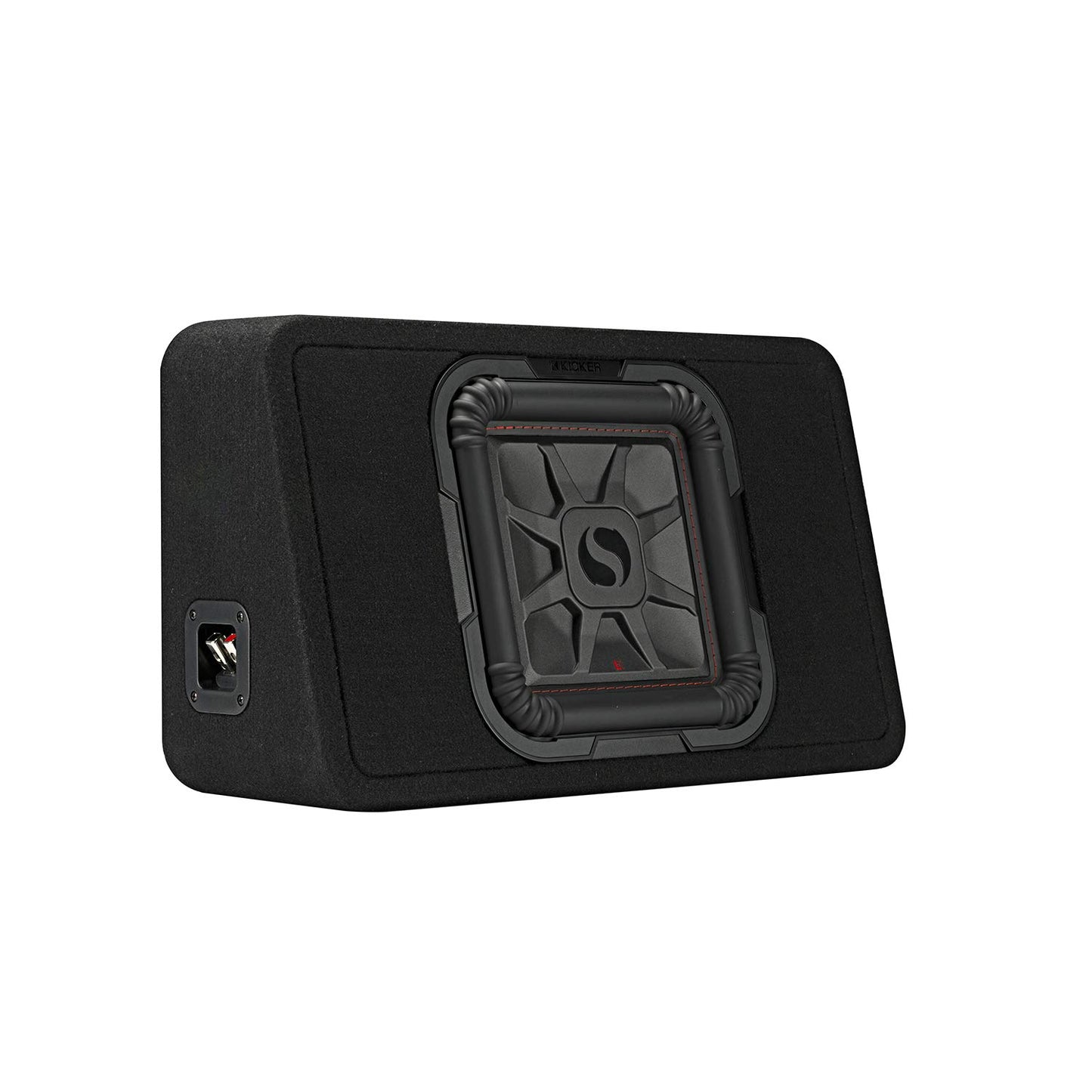 KICKER 46TL7T102 TL7T Subwoofer Solo-Baric de 10" (25cm) en carcasa de perfil delgado, 2 ohmios, 500 vatios
