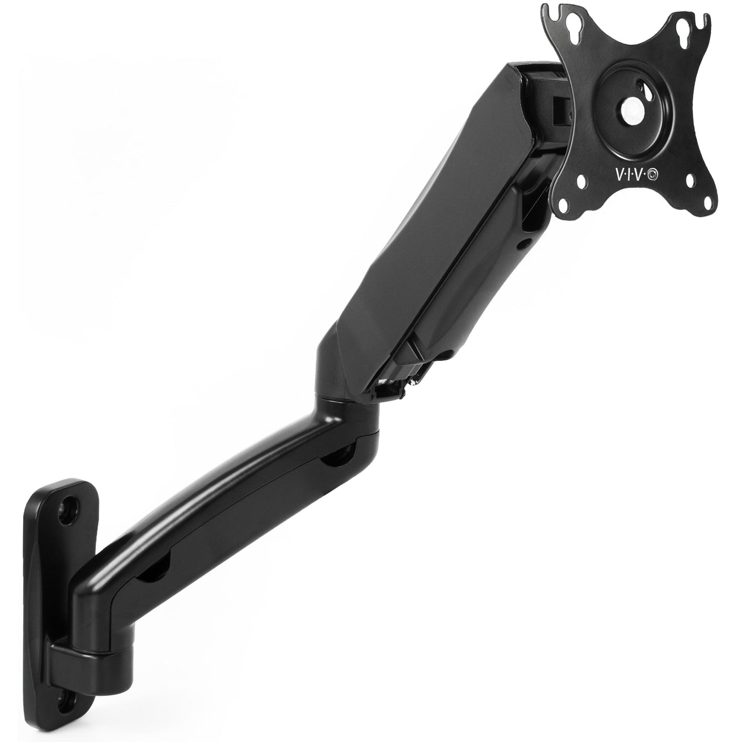Soporte de Pared Vivo Negro con Brazo Extendido Ajustable para Monitor de 17 a 32 Pulgadas