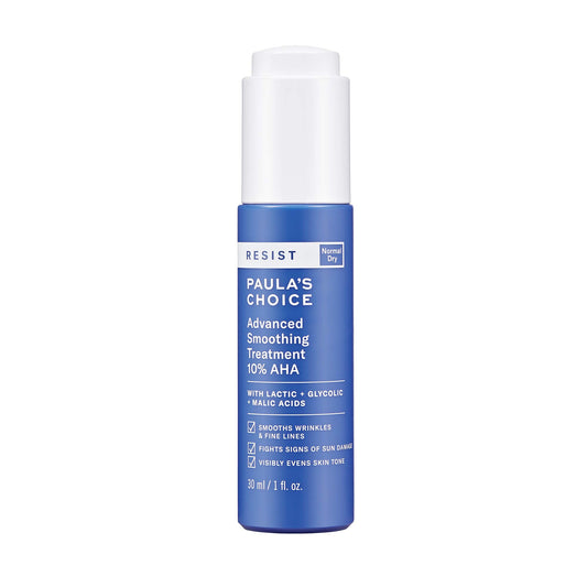 Paula's Choice RESIST Advanced Smoothing Treatment 10% AHA Serum, Glycolic Acid Exfoliator