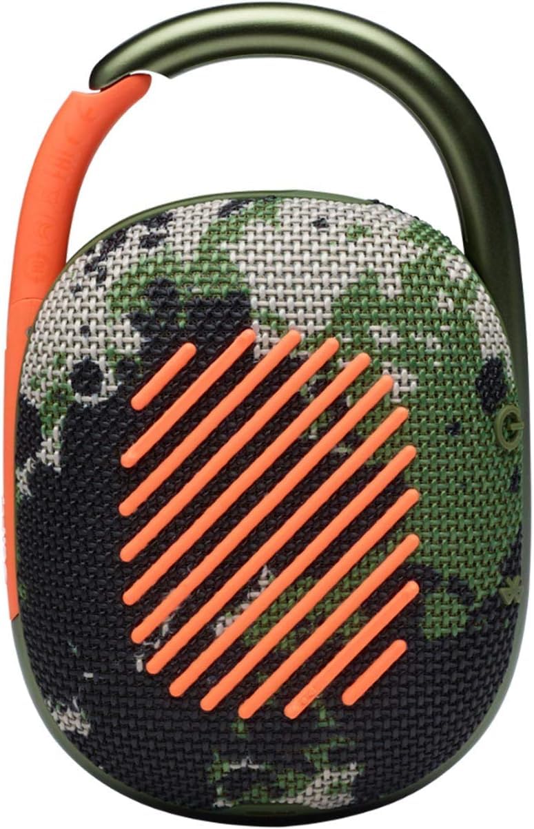 JBL Clip 4 - Altavoz - para uso portátil - Inalámbrico - Bluetooth - 5 W - Squad, JBLCLIP4Squad-5Watt