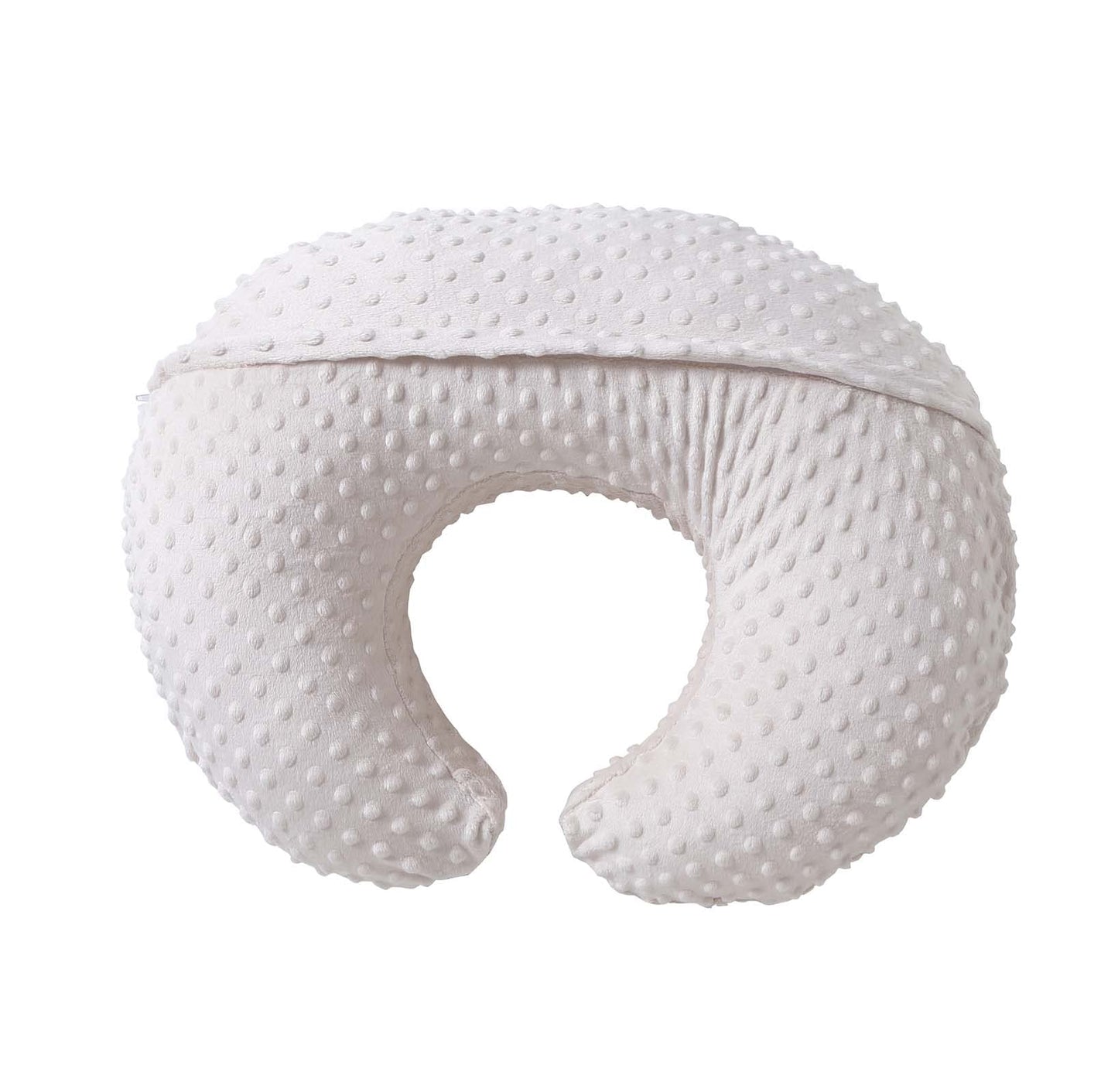 QUENESS Cojín de lactancia y posicionador de lactancia, alimentación con biberón, soporte para asiento de bebé con funda Minky ultrasuave extraíble, soporte para el tiempo abdominal para bebés niños y