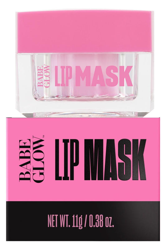Babe Glow - Máscara de labios para labios más suaves, ácido hialurónico y antioxidante infundido para labios más suaves e hidratados