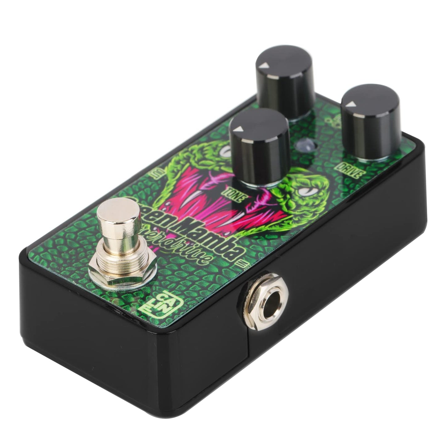 Caline G002 Green Mamba Overdrive Pedal Mid Rich clásico Voiced Overdrive Efecto Guitarra