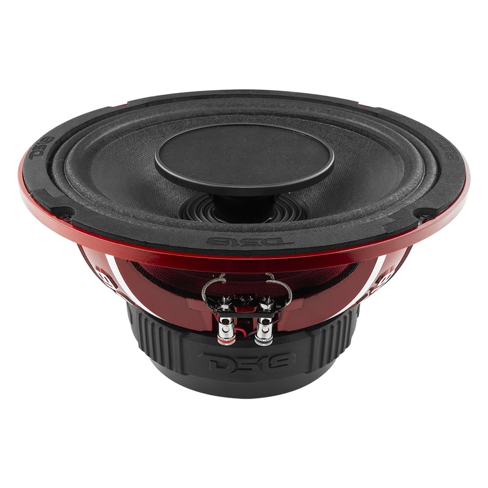 DS18 PRO-HY10.4B - Altavoz híbrido de rango medio resistente al agua de 10 pulgadas con driver integrado de 700 W de potencia máxima de 4 ohmios, rango medio de 10 pulgadas con bocina de driver de