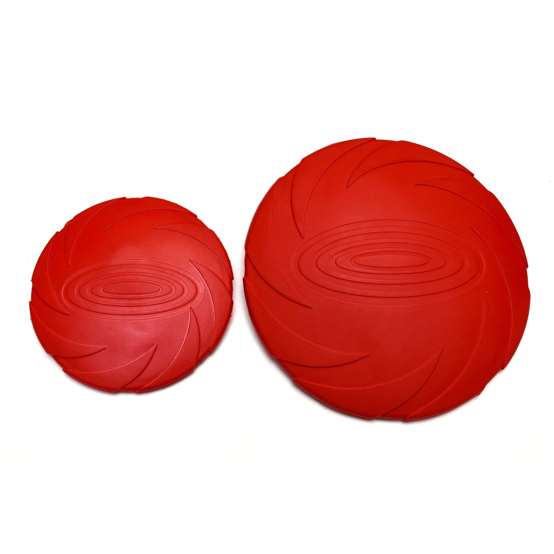 Juguete para Perro Frisbee, Flexible, Excelente Material, Diferentes Colores, 2 Tamaños. (Chico, Naranja)