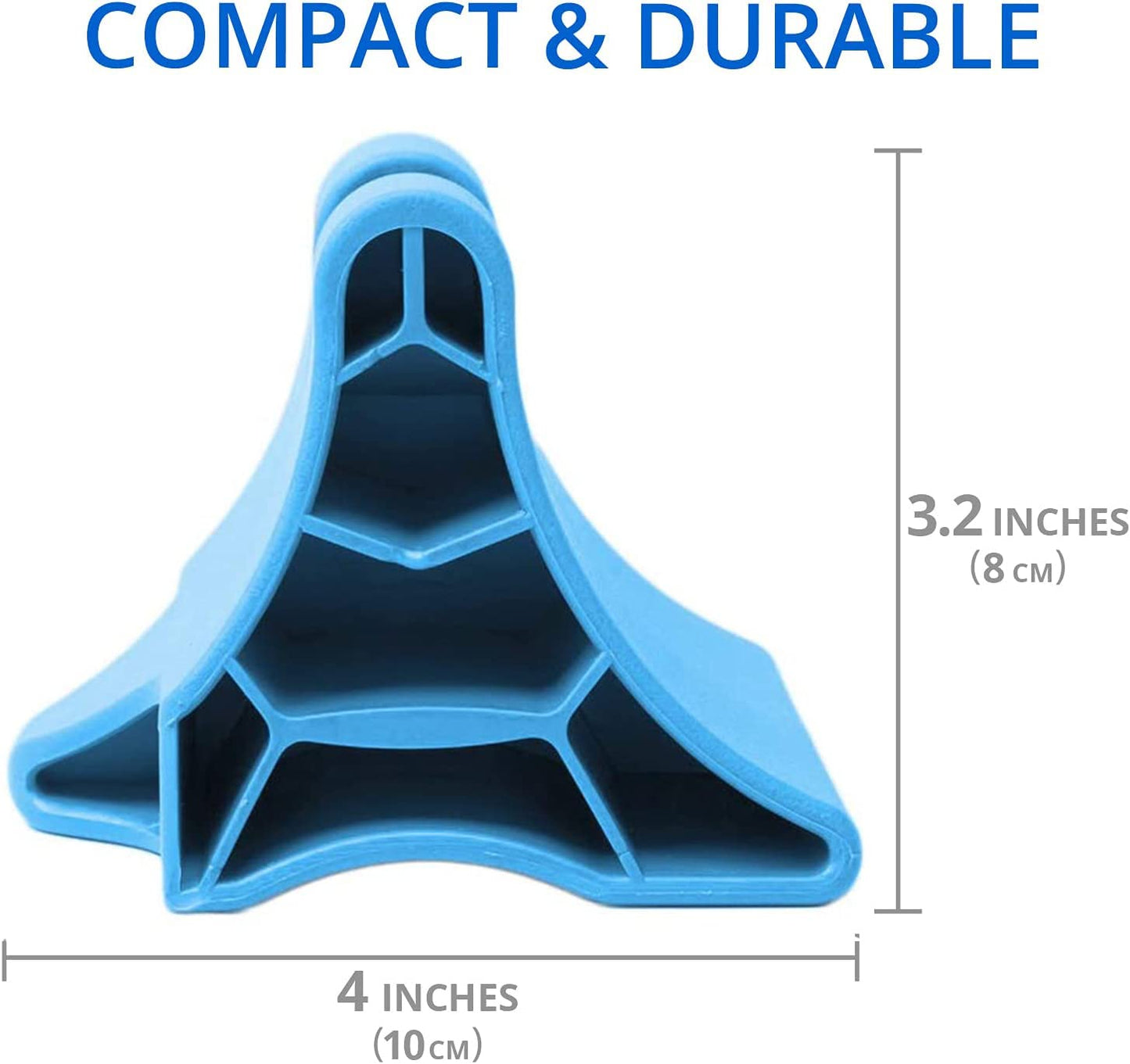 Herramienta de liberación occipital, dispositivo de liberación suboccipital portátil de vértebra cervical, masajeador de punto de acupresión de gatillo muscular profundo, alivio del dolor para dolor de cabeza, migraña, cuello, hombros y espalda (azul)