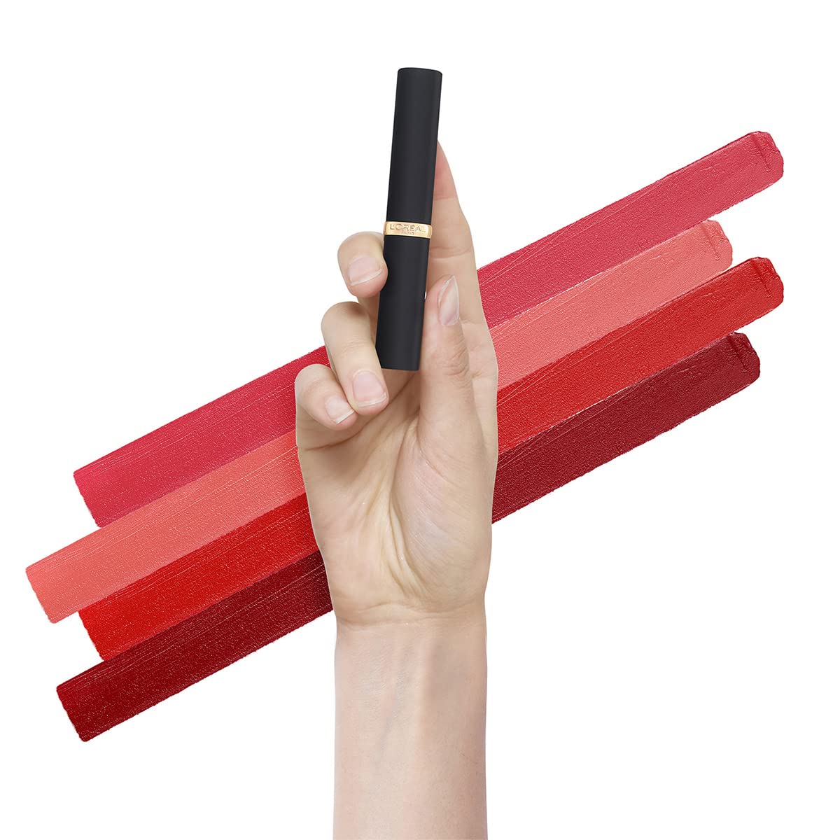 L'Oréal Paris Labial en Barra Mate con Ácido Hialurónico, Color Riche Intense Volume Matte |482 LE MAUVE INDOMPTABLE, 1.8g