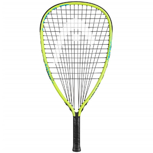 HEAD MX Hurricane Pack - Juego de Raqueta de Raqueta de Raqueta preencordada para Principiantes con anteojos y Dos Bolas, Amarillo