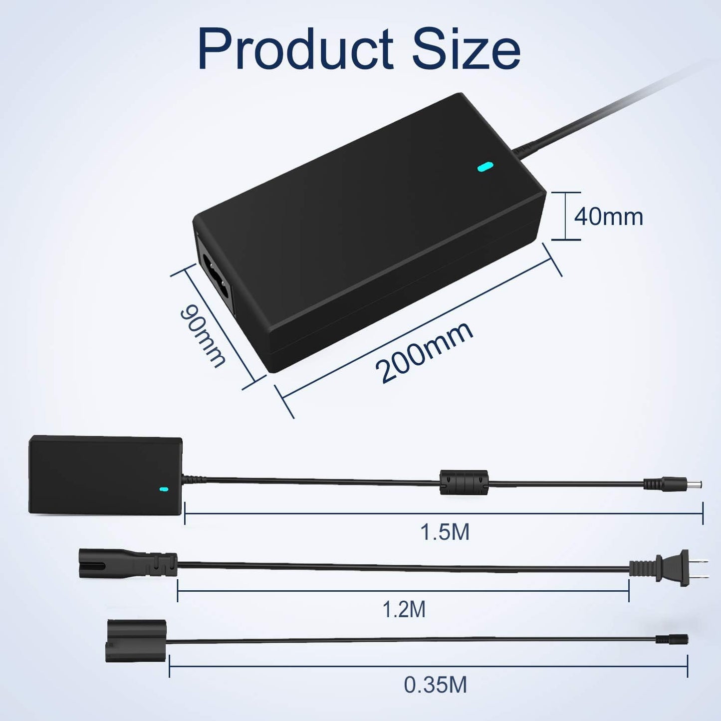 HY1C EP-5B Adaptador de Fuente de Alimentación de CA EN-EL15 Cargador de Batería Simulado para Nikon Z5 Z6 Z7 Z6II Z7II D500 D600 D610 D750 D780 D800 D810 D810A D850 D7000 D7100 D7200 D7500 Cámara